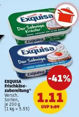 PENNY EXQUISA Frischkäsezubereitung Angebot