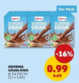 PENNY MILPRIMA Schoko Drink Angebot