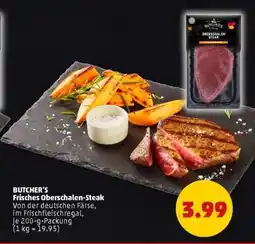 PENNY BUTCHER'S Frisches Oberschalen-Steak Angebot