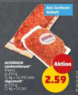 PENNY ALTMÄRKER Landmettwurst Angebot
