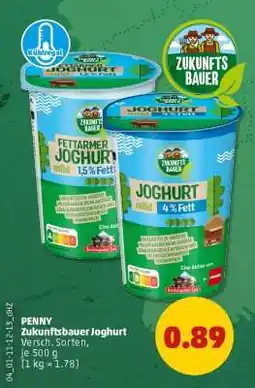 PENNY Zukunftsbauer Joghurt Angebot