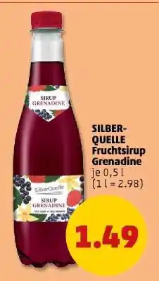 PENNY SILBER-QUELLE Fruchtsirup Grenadine Angebot