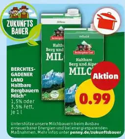PENNY BERCHTESGADENER LAND Haltbare Bergbauern Milch Angebot