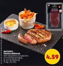 PENNY BUTCHER'S Frisches Hüftsteak Angebot