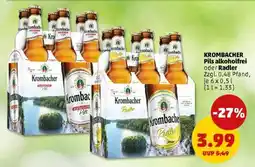 PENNY KROMBACHER Pils alkoholfrei oder Radler Angebot