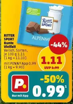 PENNY Ritter Sport Bunte Vielfalt Angebot