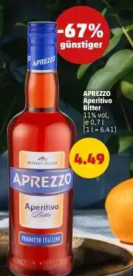 PENNY APREZZO Aperitivo Bitter Angebot