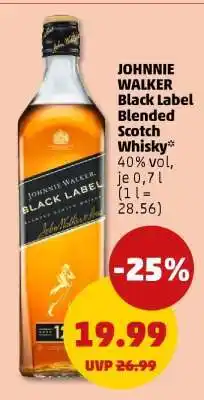 PENNY Johnnie Walker Black Label Blended Scotch Whisky Angebot