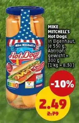 PENNY MIKE MITCHELL'S Hot Dogs Angebot