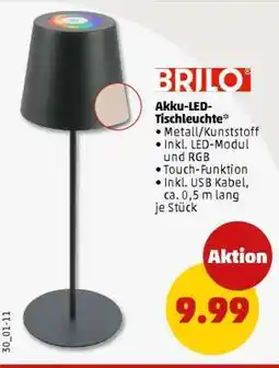 PENNY Akku-LED- Tischleuchte Angebot