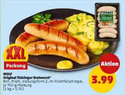 PENNY WOLF Original Thüringer Bratwurst Angebot