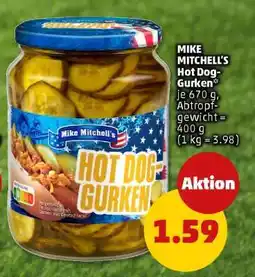 PENNY MIKE MITCHELL'S Hot Dog-Gurken Angebot