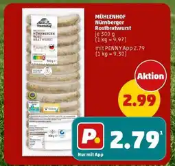 PENNY MÜHLENHOF Nürnberger Rostbratwurst Angebot