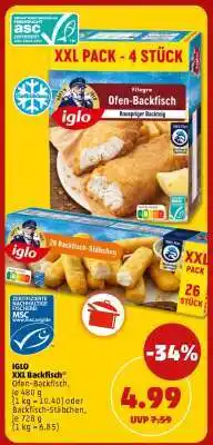 PENNY IGLO XXL Backfisch Angebot