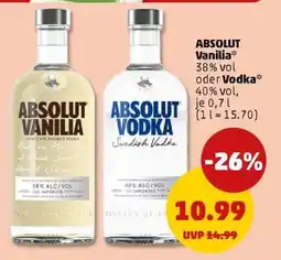 PENNY ABSOLUT Vanilia oder Vodka Angebot