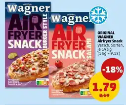 PENNY ORIGINAL WAGNER Airfryer Snack Angebot