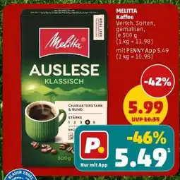 PENNY Melitta Kaffee Angebot