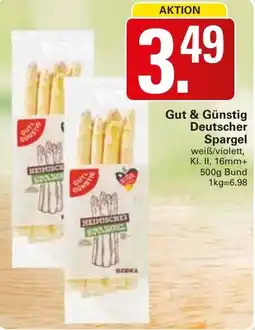 WEZ Gut & Günstig Deutscher Spargel Angebot
