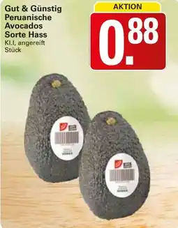 WEZ Gut & Günstig Peruanische Avocados Sorte Hass Angebot