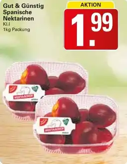 WEZ Gut & Günstig Spanische Nektarinen Angebot
