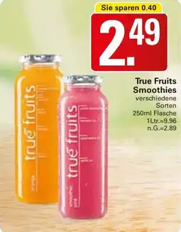 WEZ True Fruits Smoothies Angebot