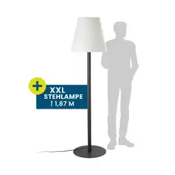 Netto Marken-Discount Hoberg Standleuchte dimmbar 220V schwarz/weiß Angebot