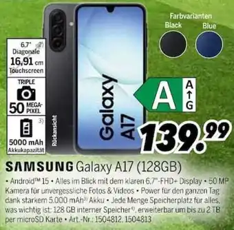 MEDIMAX SAMSUNG Galaxy A17 (128GB) Angebot