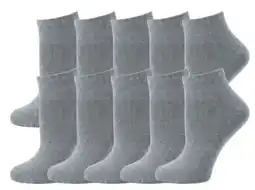 Woolworth Unisex Sneakersocken 10er-Pack Angebot