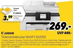 MEDIMAX Canon Tintenstrahldrucker MAXIFY GX2050 Angebot