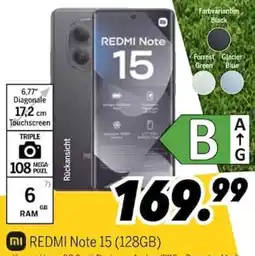 MEDIMAX REDMI Note 15 (128GB) Angebot