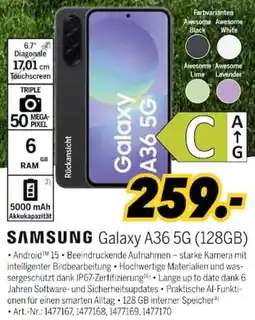 MEDIMAX SAMSUNG Galaxy A36 5G (128GB) Angebot