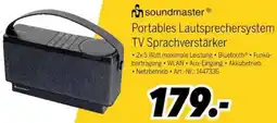 MEDIMAX Soundmaster Portables Lautsprechersystem TV Sprachverstärker Angebot