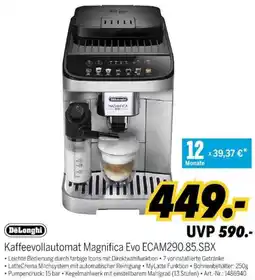 MEDIMAX DeLonghi Kaffeevollautomat Magnifica Evo ECAM290.85.SBX Angebot
