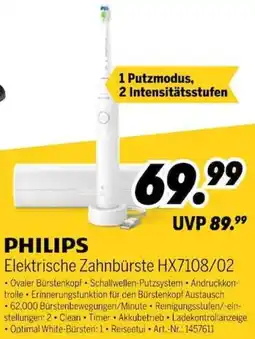 MEDIMAX PHILIPS Elektrische Zahnbürste HX7108/02 Angebot