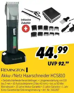 MEDIMAX REMINGTON Akku-/Netz Haarschneider HC5810 Angebot