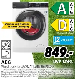 MEDIMAX AEG Waschtrockner LAVAMAT LWR796EP1ECO Angebot