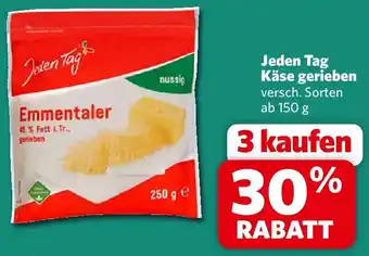 Famila Nord West Jeden Tag Käse gerieben Angebot
