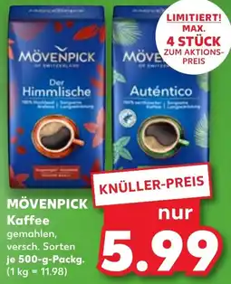 Kaufland MÖVENPICK Kaffee Angebot