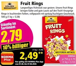 Norma GOLDEN BREAKFAST Fruit Rings Angebot