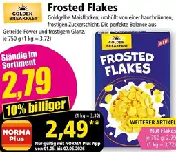 Norma GOLDEN BREAKFAST Frosted Flakes Angebot