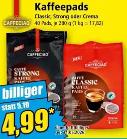 Norma CAFFECIAO Kaffeepads Angebot