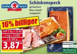 Norma Greifen Fleisch Schinkenspeck Angebot