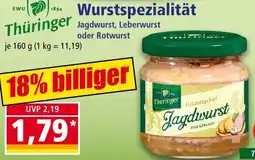 Norma Thüringer Wurstspezialität Angebot