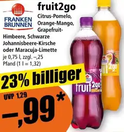 Norma FRANKEN BRUNNEN fruit2go Angebot