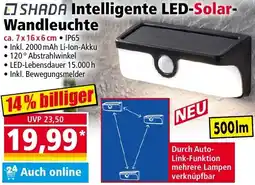 Norma SHADA Intelligente LED-Solar Wandleuchte Angebot