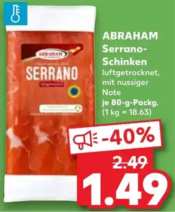 Kaufland ABRAHAM Serrano Schinken Angebot