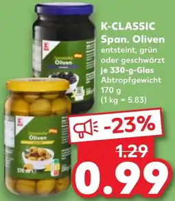 Kaufland K-CLASSIC Span. Oliven Angebot