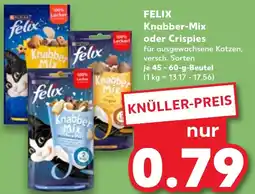 Kaufland FELIX Knabber-Mix oder Crispies Angebot