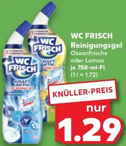 Kaufland WC FRISCH Reinigungsgel Angebot