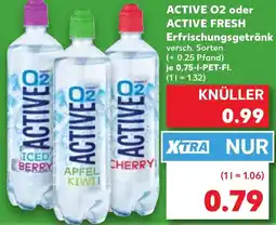 Kaufland ACTIVE O2 oder ACTIVE FRESH Erfrischungsgetränk Angebot